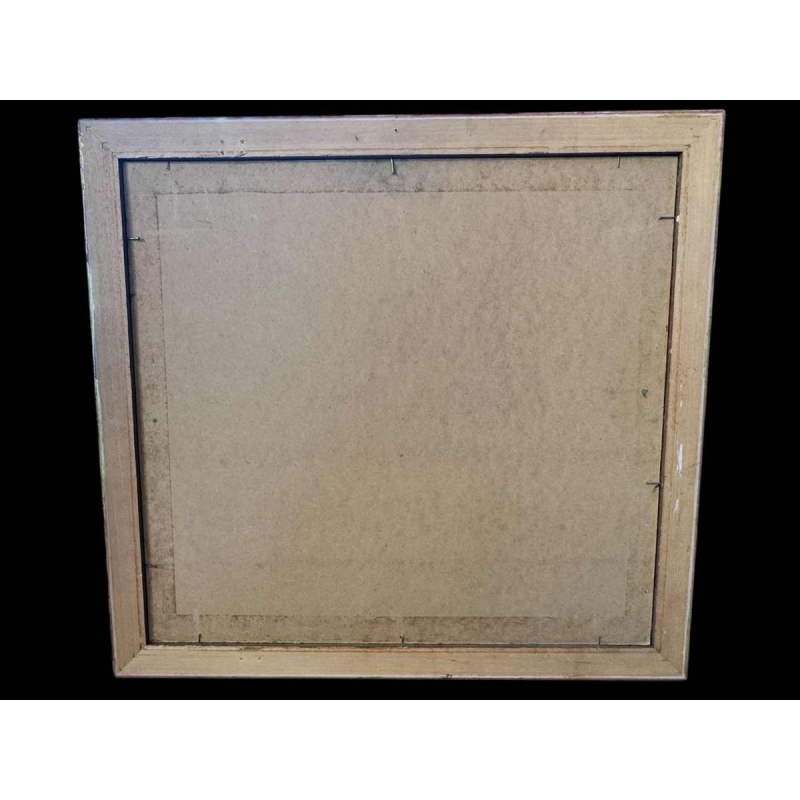 Marcel HOCQ " Les amoureux un jour de fête " peinture huile sur panneau