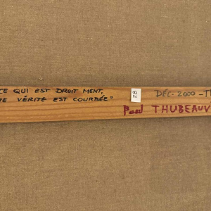 Paul THUBEAUVILLE (1946-): Wat recht is liegt, alle waarheid is krom.