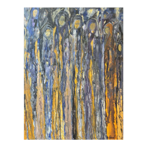 Paul NOVIS " La flambée " olieverf op doek