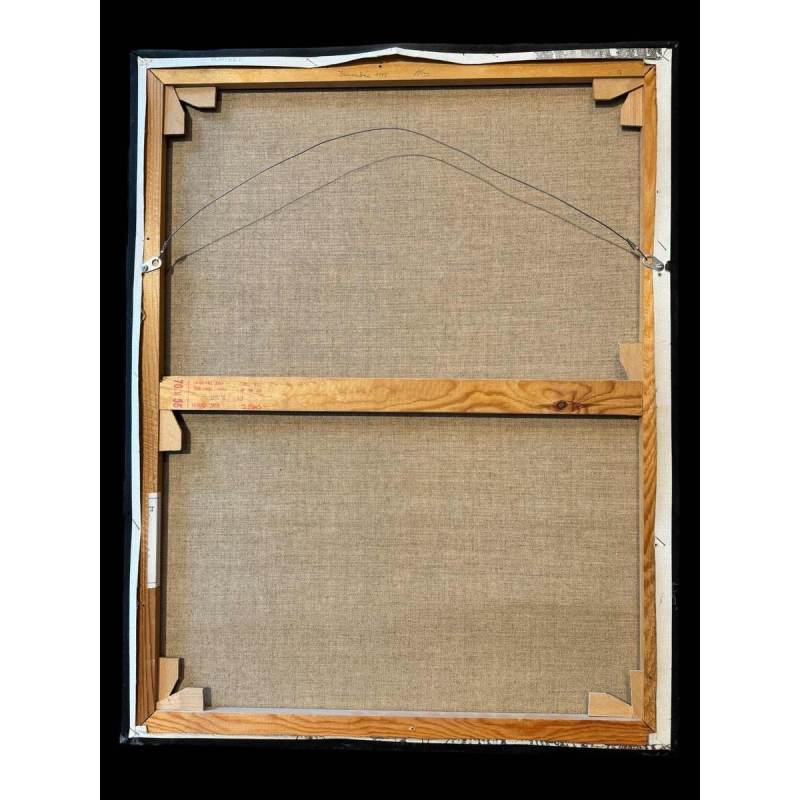 Paul NOVIS " La flambée " olieverf op doek