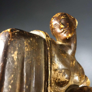 Jean Canneel, WERKPLAATS GIPS 1930, Art Deco sculptuur naakt kubistische vrouw