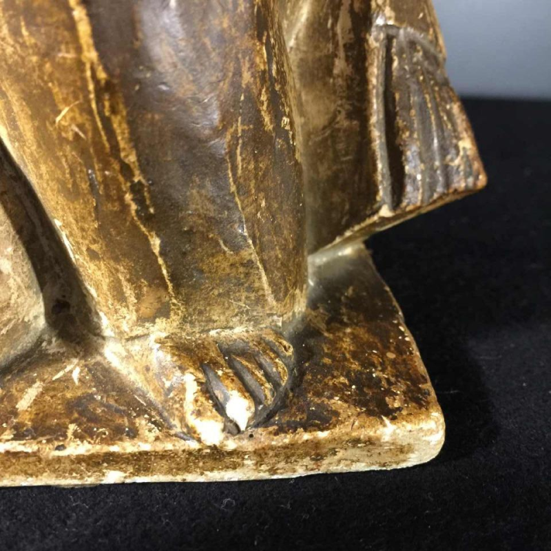 Jean Canneel, WERKPLAATS GIPS 1930, Art Deco sculptuur naakt kubistische vrouw