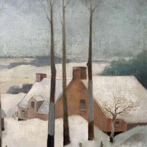 Marcel MARLIER (1929-1999): « Quiétude hivernale (winter tranquillity)  »