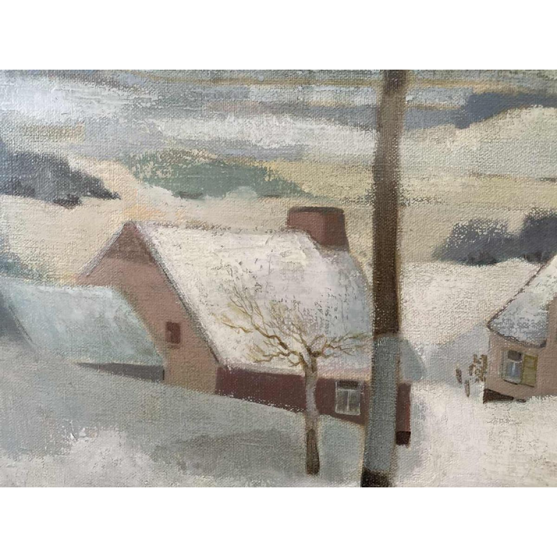 Marcel MARLIER (1929-1999): « Quiétude hivernale (winter tranquillity)  »