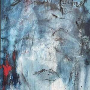 Pierre DEVREUX (1955-): « Coup volontaire » 1992 painting