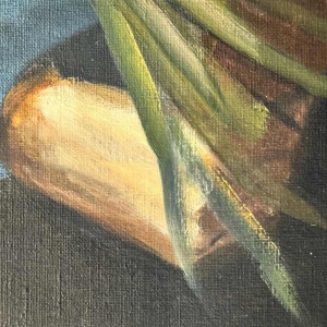 Christian HOCQUET "Au marché" huile sur toile