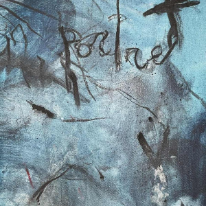 Pierre DEVREUX (1955-): « Coup volontaire » 1992 peinture