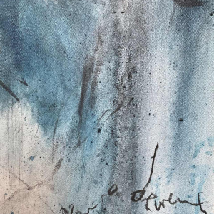 Pierre DEVREUX (1955-): « Coup volontaire » 1992 schilderij