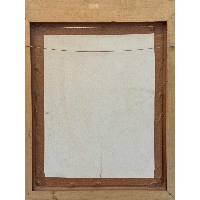 Marcel HOCQ (1933-2021): "Avec les clowns » peinture huile sur panneau