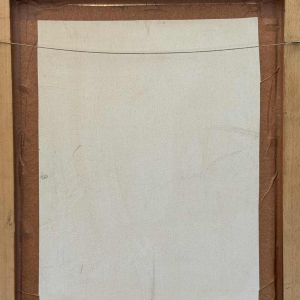 Marcel HOCQ (1933-2021): "Avec les clowns » peinture huile sur panneau