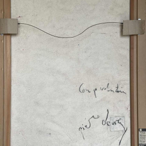 Pierre DEVREUX (1955-): « Coup volontaire » 1992 schilderij