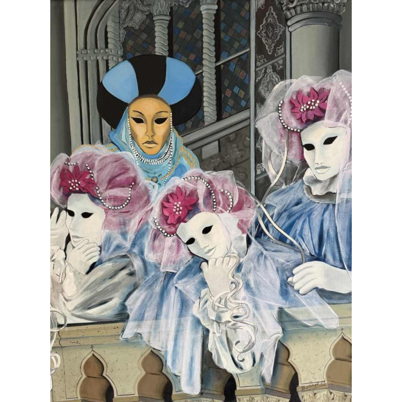 Marguerite BONNET « Masques de Venise » Carnaval 1992