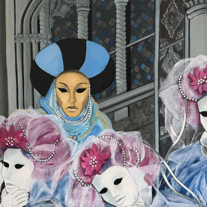 Marguerite BONNET Maskers van Venetië Carnaval 1992