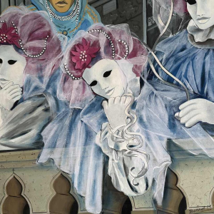 Marguerite BONNET « Masques de Venise » Carnaval 1992