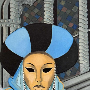 Marguerite BONNET Masks of Venice Carnival 1992