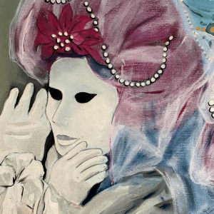 Marguerite BONNET Maskers van Venetië Carnaval 1992