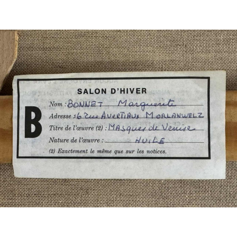 Marguerite BONNET Maskers van Venetië Carnaval 1992