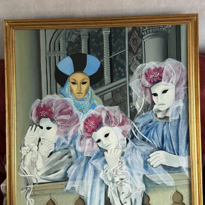 Marguerite BONNET « Masques de Venise » Carnaval 1992