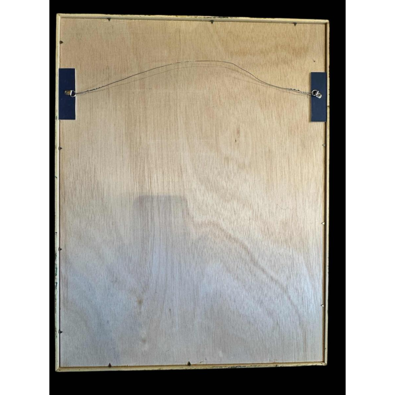 Odette COLLON « Jeune femme pensive » tableau pastel sur papier, 1991