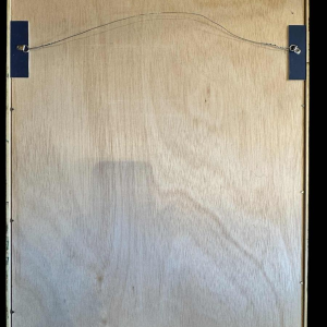 Odette COLLON « peinzende jonge vrouw » pastel op papier, 1991