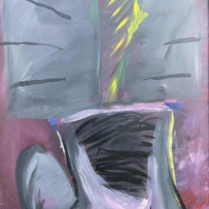 Herman Van den Broecke (Ghent 1942-) abstraction 1990 hst 113x83 cm