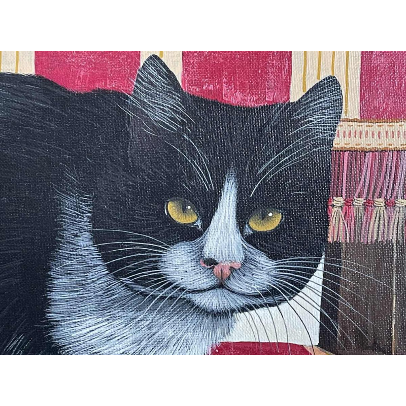 Thérèse COUSTRY (1950-) : « Lying cat »