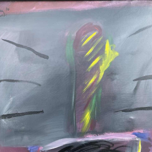 Herman Van den Broecke (Gand 1942-) abstraction 1990 hst 113x83 cm