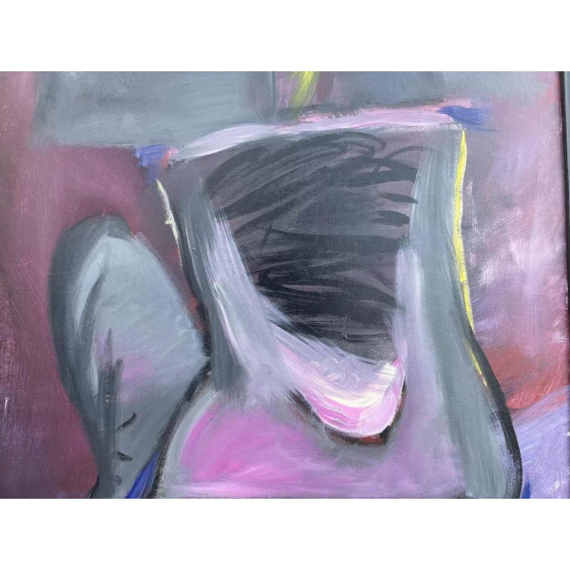 Herman Van den Broecke (Gand 1942-) abstraction 1990 hst 113x83 cm