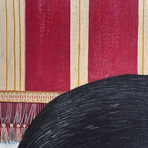 Thérèse COUSTRY (1950-) « chat couché »