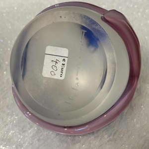 Louis LELOUP (1929-): crystal paperweight