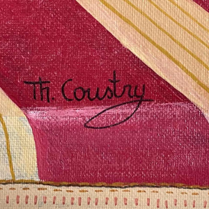 Thérèse COUSTRY (1950-) : « Lying cat »