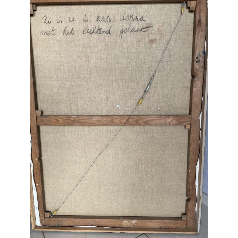 Herman Van den Broecke (Gand 1942-) abstraction 1990 hst 113x83 cm