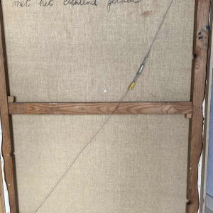 Herman Van den Broecke (Gand 1942-) abstraction 1990 hst 113x83 cm