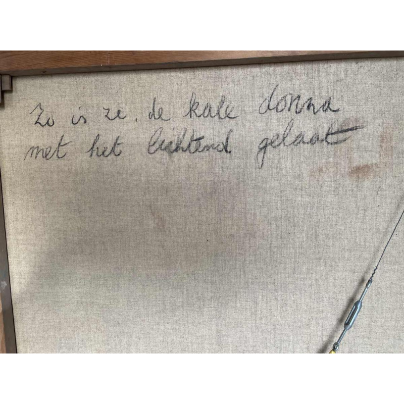 Herman Van den Broecke (Ghent 1942-) abstraction 1990 hst 113x83 cm