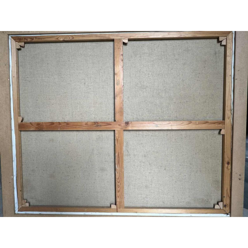 Michel MERCIE « The straat », schilderij, olie op doek