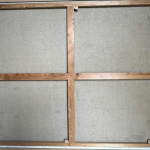 Michel MERCIE « The street », painting, oil on canvas