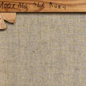 Michel MERCIE « The straat », schilderij, olie op doek