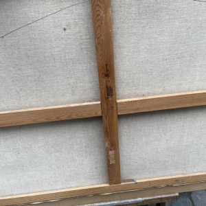 Belgian surrealist school dated 1989-90 hst 80x120 cm