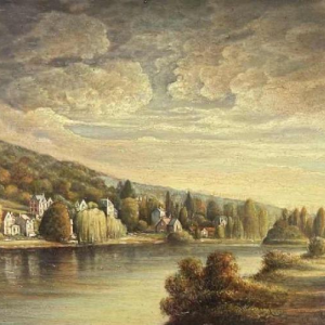 Olivier-Henri BOSERET (1924-2005) "Rand van de Maas".