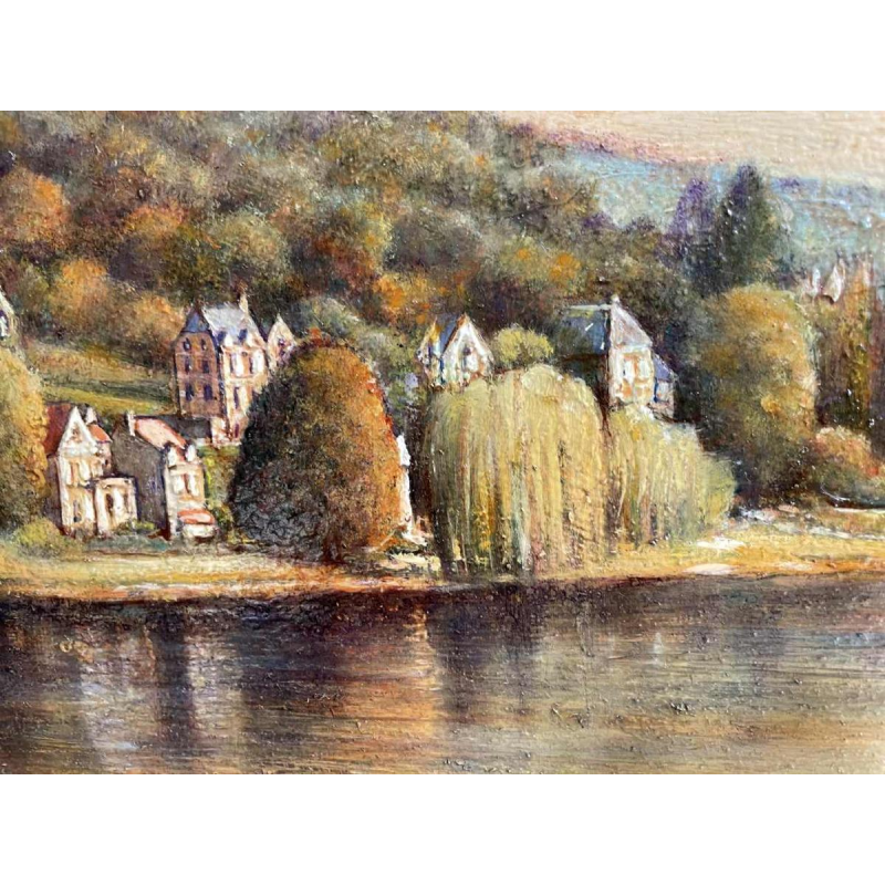 Olivier-Henri BOSERET (1924-2005) "Rand van de Maas".