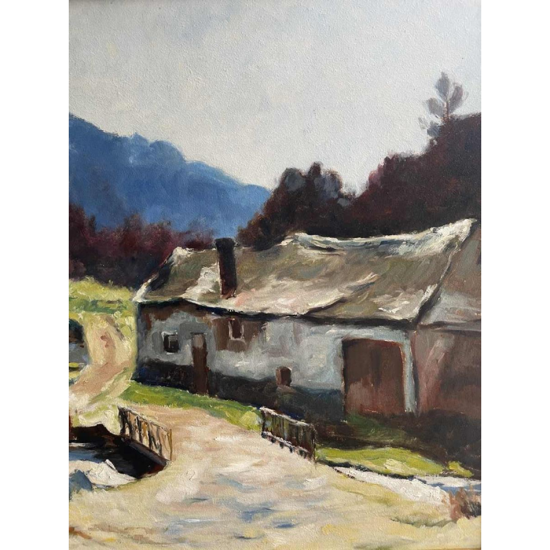 Dr Pierre DELCOURT (1914-): De watermolen van Molhan (Ardennen).