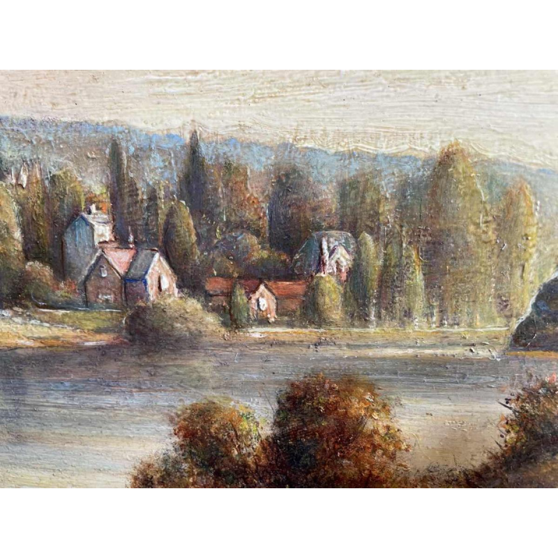 Olivier-Henri BOSERET (1924-2005) "Rand van de Maas".