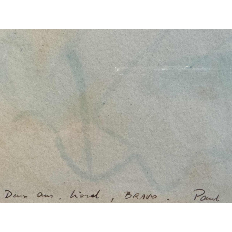 Paul THUBEAUVILLE (1946-): « Deux ans Lionel. Bravo. Paul »