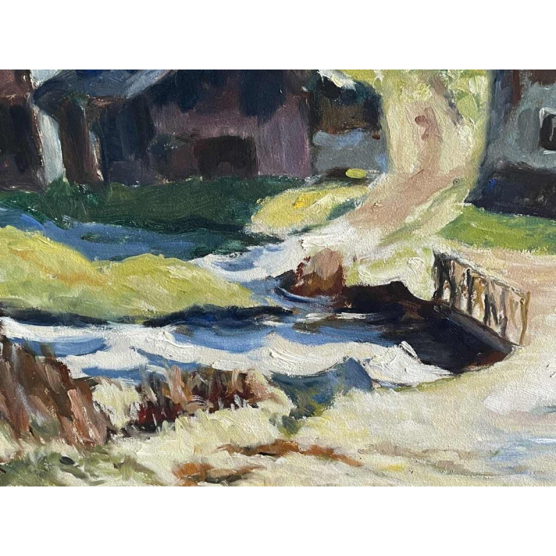 Dr Pierre DELCOURT (1914-): De watermolen van Molhan (Ardennen).