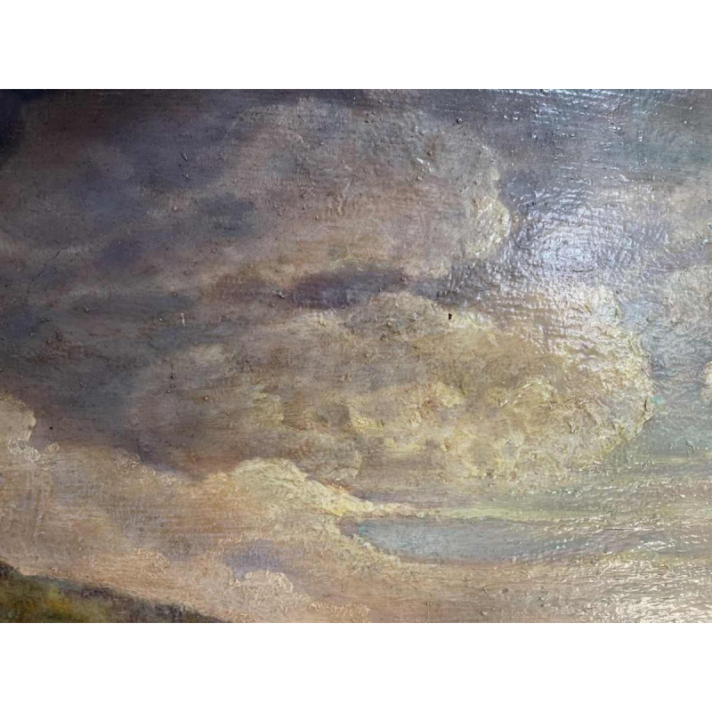 Olivier-Henri BOSERET (1924-2005) "Edge of the Meuse".