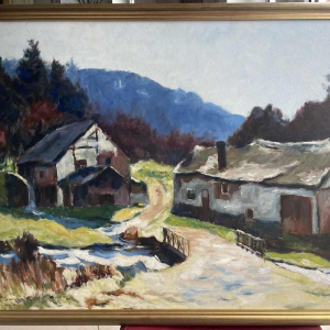 Dr Pierre DELCOURT (1914-): De watermolen van Molhan (Ardennen).