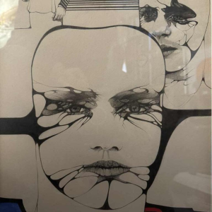 Jean-Luc FLEBUS (1948-): Masques (Maskers)