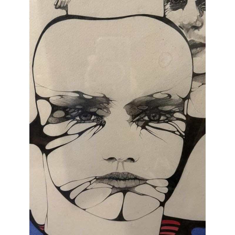 Jean-Luc FLEBUS (1948-): Masques (Maskers)