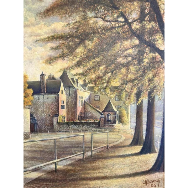 Olivier Henri BOSERET (1924-2005): « Namur - La maison rose »