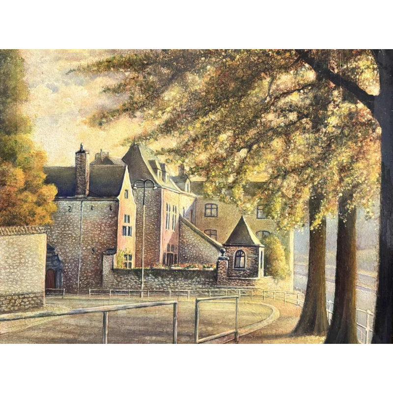 Olivier Henri BOSERET (1924-2005): « Namur - La maison rose »